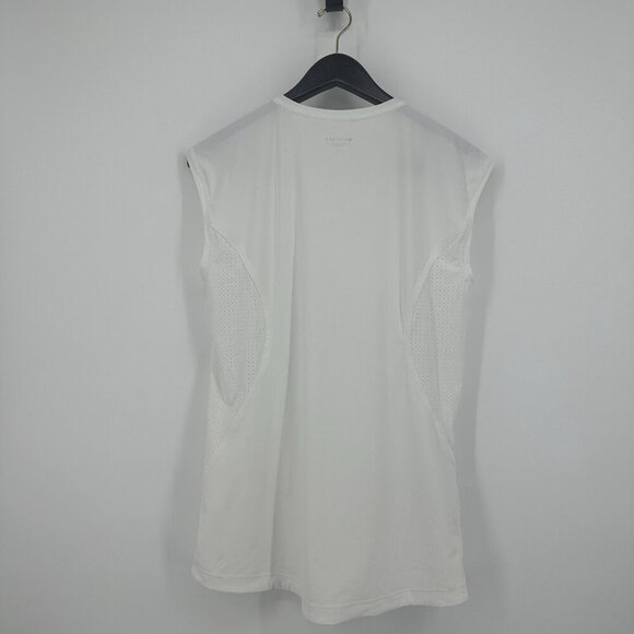 Athleta Pacifica II 1/4 Zip Tank Top White Size Large Athletic Sleeveless - Picture 2 of 10